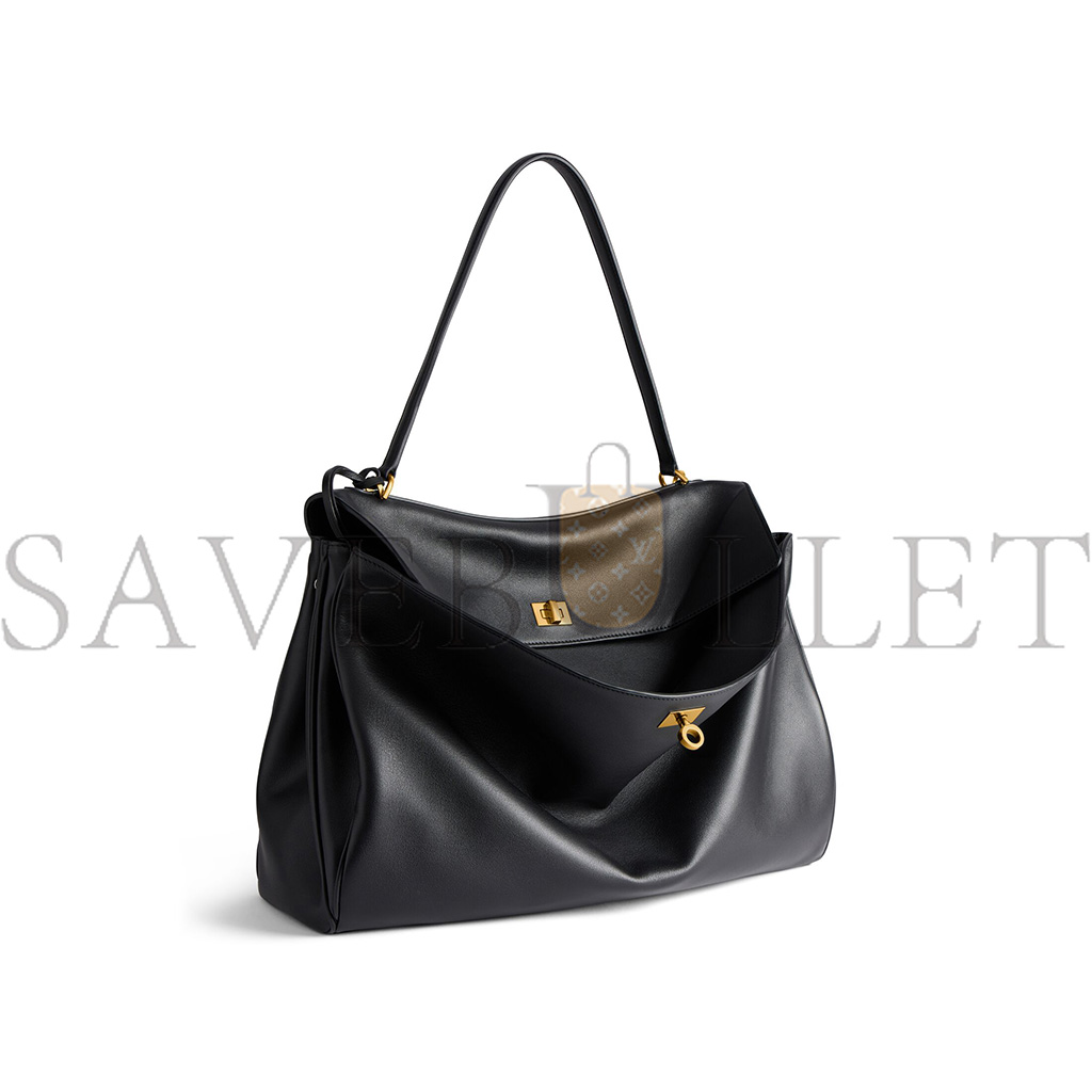 Ba*len*cia*ga rodeo large tote gold hardware (39.8*29.9*12.9cm)
